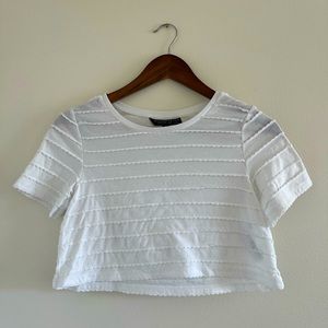 Top shop White crop top